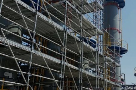 scaffolding work